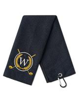 Toalha de golfe CybGene 41x61cm Microfibra com mosquetão Toalha de golfe CybGene 41x61cm Microfibra com mosquetão