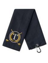 Toalha de golfe CybGene Microfiber 41x61 cm com mosquetão Toalha de golfe CybGene Microfiber 41x61 cm com mosquetão