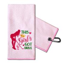 Toalha de golfe TOUNER em microfibra bordada 40x60 cm