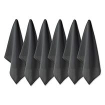 Toalha de louça DII Basic de algodão sólido, tecido plano, 18x28cm, 6 peças