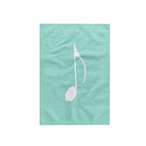 Toalha de mão 3dRose 3D Rose Mint Eighth Note 15x22cm Multicolor