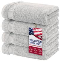 Toalha de mão American Veteran Towel 100% algodão, conjunto de 4