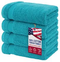 Toalha de mão American Veteran Towel 100% algodão, conjunto de 4