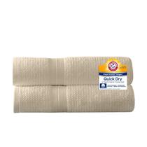 Toalha de Mão Arm & Hammer 40x60 cm Caqui - Conjunto de 2 Peças