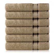 Toalha de mão COTTON CRAFT ultramacia 100% algodão 16x28cm - pacote com 6