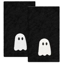Toalha de mão de algodão JarthenaAMCS Halloween Ghost, pacote com 2 75x35cm Toalha de mão de algodão JarthenaAMCS Halloween Ghost, pacote com 2 75x35cm