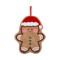 Toalha De Mão De Coral Para Natal Com Estampa De Homem De Gengibre E Boneco De Neve, Decoração Para