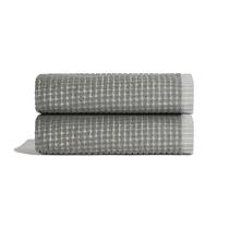 Toalha de mão ONSEN Terry Cotton Waffle 50x75cm, pacote com 2 unidades, Grey Fog Toalha de mão ONSEN Terry Cotton Waffle 50x75cm, pacote com 2 unidades, Grey Fog