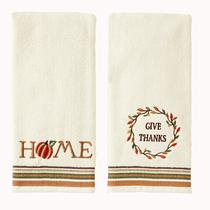 Toalha de Mão SKL Home Give Thanks - 100% Algodão 40x65cm