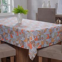 Toalha De Mesa 08 Lugares 2,50m X 1,45m Oxford Estampado