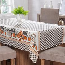 Toalha De Mesa 08 Lugares 2,50m X 1,45m Oxford Estampado