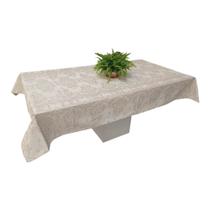 Toalha De Mesa 10 Lugares Em Linhão 2,95m X 1,45m Qcasa Enxovais