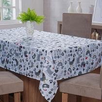 Toalha De Mesa 12 Lugares 3,50m X 1,45m Oxford Estampado