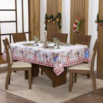 Toalha De Mesa 2,20x1,50 6 Lugares Natal Natalina Retangular