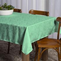 Toalha de Mesa 3 Metros Jacquard 10 Cadeiras Branca Vermelha Chumbo Tiffany Mostarda Rose