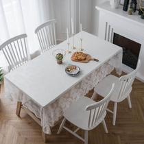Toalha de Mesa 3,00 x 1,50 m e Centro de Mesa Kit 2 Pçs Renda