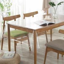 Toalha De Mesa 3,00x1,40m Plastico Transparente Impermeável