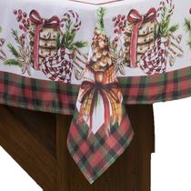 Toalha De Mesa 3,00X1,50 Para 8 Lugares Estampada Natalina Toalha De Mesa 3,00X1,50 Para 8 Lugares Estampada Natalina