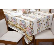 Toalha de Mesa 4 Cadeiras Estampada Rustica 1,45 x 1,45M Premium Luxo Vários Modelos e Estampas Toalha de Mesa 4 Cadeiras Estampada Rustica 1,45 x 1,45M Premium Luxo Vários Modelos e Estampas