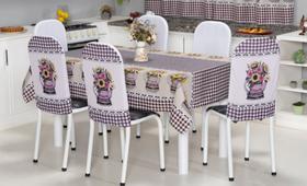 Toalha de Mesa 4 Cadeiras Oxford Estampas Divertidas 1,40x1,40m Dia a Dia