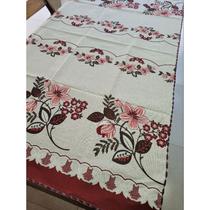 Toalha de mesa 4 lugares 1,00 x 1,40 m ponta de mesa pa