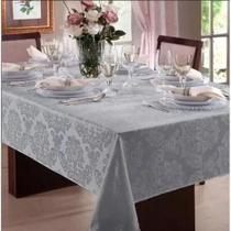 Toalha De Mesa 4 Lugares Jacquard Tecido Grosso Retangular