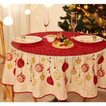Toalha de Mesa 4 Lugares Lepper Super Prática Natal