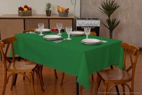 Toalha de mesa 4 lugares Natal Reveillon Verde - 1,50mt x 1,50mt - Tecido Oxford