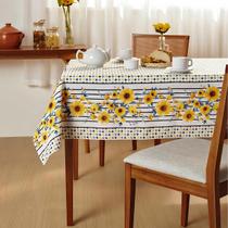 Toalha de Mesa 4 Lugares POP Quadrada Lepper 140x140cm