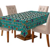 Toalha de Mesa 6 Cadeiras Grande Oxford 1,45M x 2,10M para Cozinha Várias Estampas Retangular