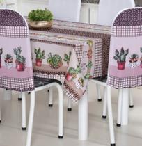 Toalha de Mesa 6 Lugares Cozinha Decorada Estampas Divertidas 2,20x1,40m Oxford