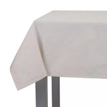 Toalha De Mesa 6 Lugares Easy Wash Retangular Sienna Branco