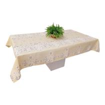 Toalha De Mesa 6 Lugares Em Linhão 2,15m X 1,45m Qcasa Enxovais