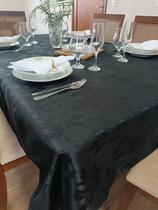 Toalha de mesa 6 lugares em tecido jacquard - excelente qualidade e acabamento - mtm enxovais