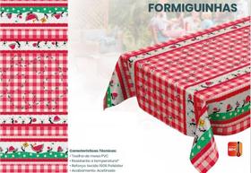 Toalha de Mesa 6 Lugares Estampada Impermeável e Térmica Toalha de Mesa 6 Lugares Estampada Impermeável e Térmica