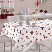 Toalha de Mesa 6 Lugares Limpa Fácil 1,40m x 2,10m Iolanda Toalha de Mesa 6 Lugares Limpa Fácil 1,40m x 2,10m Iolanda