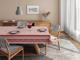 Toalha de Mesa 6 Lugares POP Retangular Estampada Festin1,40 x 2,10