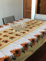 Toalha De Mesa 6 Lugares Retangular 6 Cadeiras 2,15m X 1,45m