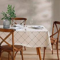 Toalha de Mesa 6 lugares Retangular Clean 1,4m x 2,1m - Dohler Toalha de Mesa 6 lugares Retangular Clean 1,4m x 2,1m - Dohler