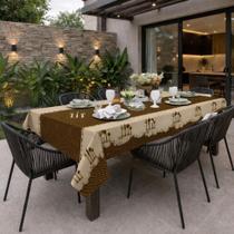Toalha De Mesa 6 Lugares Retangular Premium Linhão 1,40x2,10m