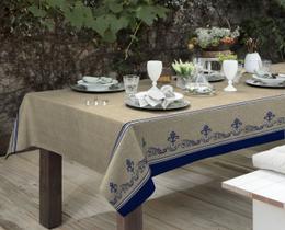 Toalha De Mesa 6 Lugares Retangular Premium Linhão 1,40x2,10m