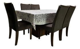 Toalha De Mesa 6 Lugares Retangular Várias Estampa 1,40x2,10