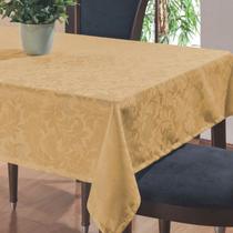 Toalha De Mesa 6 Lugares Tecido Jacquard Retangular 2mx1,40m Toalha De Mesa 6 Lugares Tecido Jacquard Retangular 2mx1,40m