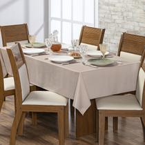 Toalha De Mesa 6 Lugares Térmica Impermeável Lisa Varias Cores 1.40m X 2.00m