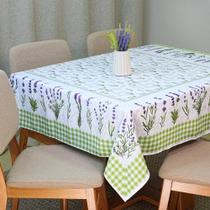 Toalha de Mesa 8 Lugares Allegra 2,50x1,50m Estampado Tecido Microfibra Toalha de Mesa 8 Lugares Allegra 2,50x1,50m Estampado Tecido Microfibra