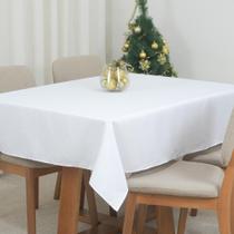 Toalha de Mesa 8 Lugares Classic 2,50x1,45m Tecido Oxford. Branco Toalha de Mesa 8 Lugares Classic 2,50x1,45m Tecido Oxford. Branco