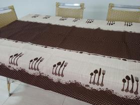 Toalha De Mesa 8 Lugares Em Linhão 2,45m X 1,45m Qcasa Enxovais