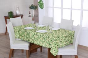 Toalha de Mesa 8 Lugares Estampada 1,40 x 2,8 m Sala Jantar