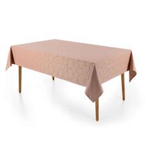 Toalha de Mesa 8 Lugares Jacquard Blanka Rosé Karsten