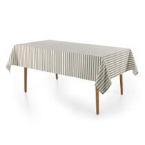 Toalha de Mesa 8 Lugares Karsten Sempre Limpa Zaira Marrom